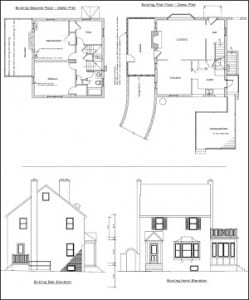 Sample Home Renovation Design Phase Drawing in Silver Spring, Maryland