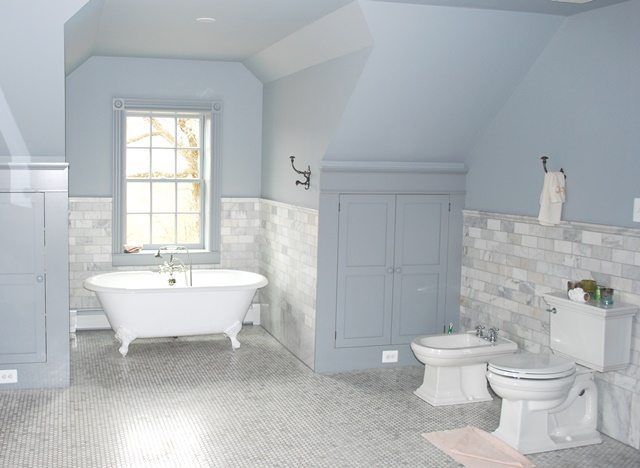 Master Bathroom in Stone Home Renovation in Frederick County, MD