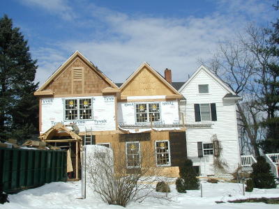 During Historic Renovation to Home in Gaithersburg, MD
