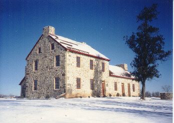 Exterior After Reconstruction of Stone Home in Pennsylvania