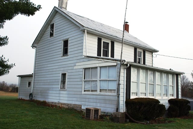 Before Exterior Home Addition in Thurmont, Maryland